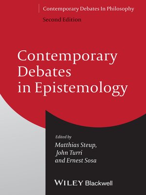 cover image of Contemporary Debates in Epistemology